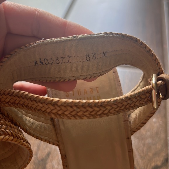 Stuart Weitzman Minx cork woven sandal - Picture 4 of 11